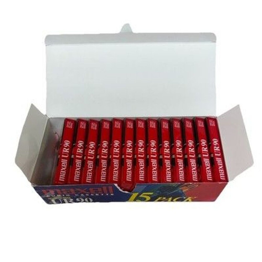 Maxell UR-90 Cassette Tape 90 Minutes Recorder Audio Dictation Dubbing (12)